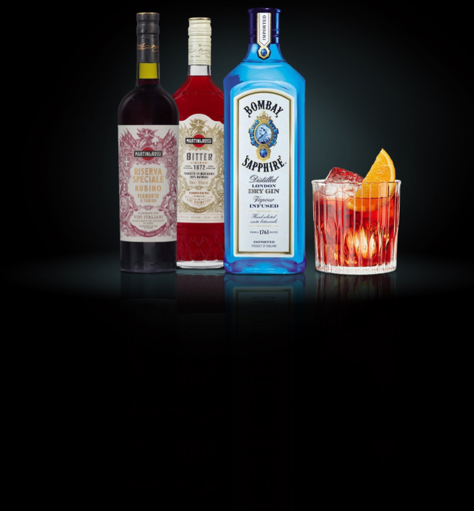 The The House of Bombay Classic Italian Negroni Cocktail